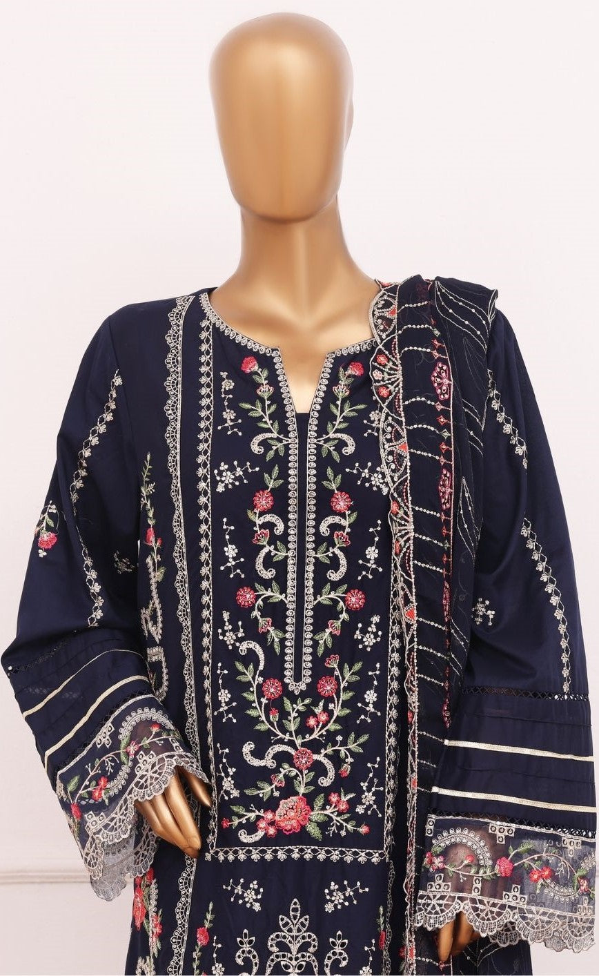 BIN SAEED Ethereal Embroideries Deep Blue