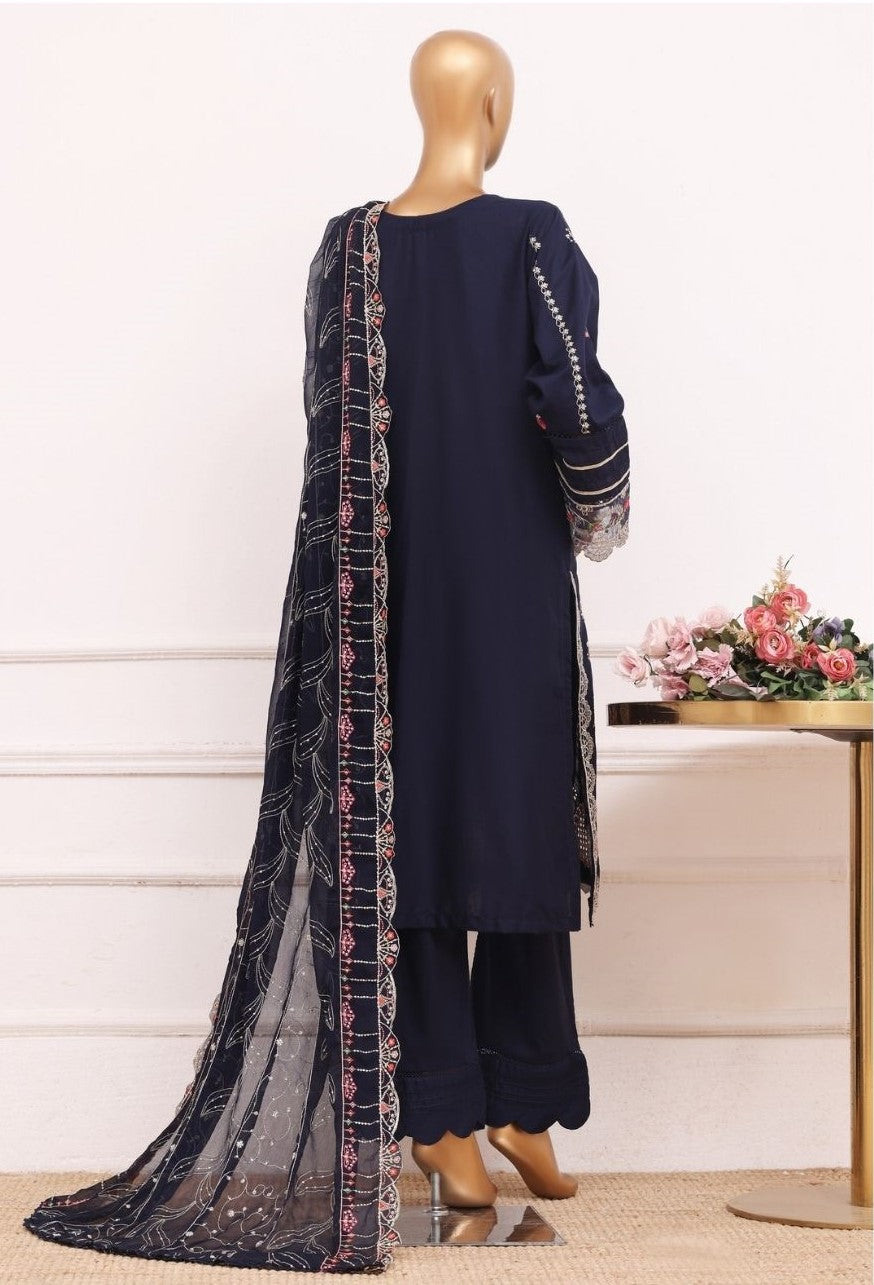 BIN SAEED Ethereal Embroideries Deep Blue