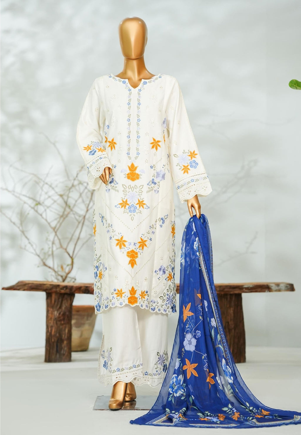 BIN SAEED Feminine Finesse White