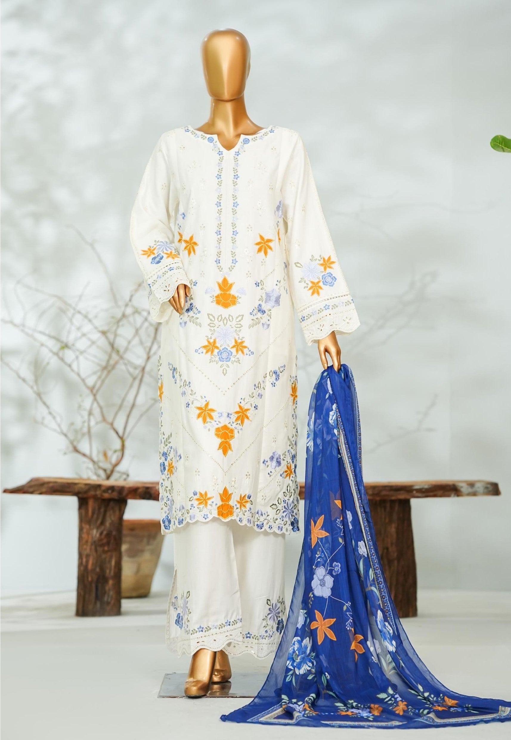 BIN SAEED Feminine Finesse White