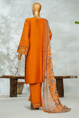 BIN SAEED Feminine Finesse Vibrant Orange
