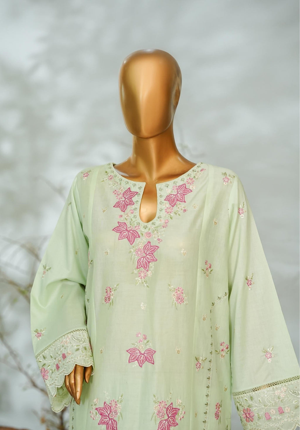 BIN SAEED Feminine Finesse Pistachio Green