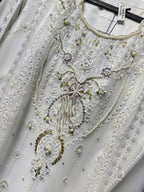 AL UMER Ivory Grace Pearl Chikankari 3pc