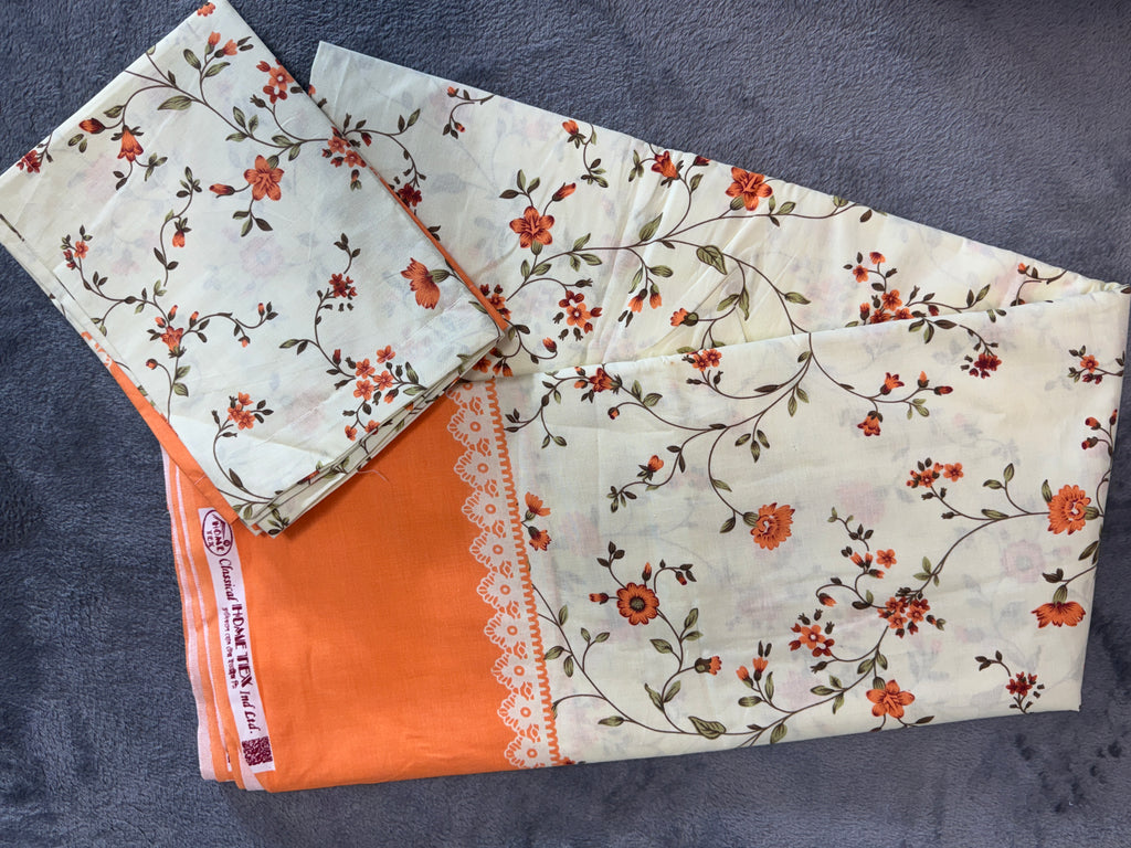 Home Tex Classical floral-patterned bedsheet set