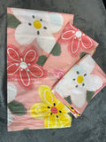 Home Tex Classical floral bedsheet set and two matching pillowcases