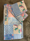 Home Tex Classical floral and patchwork bedsheet and pillowcase set
