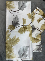 Home Tex Classical Botanical Leaf Print Bedsheet Set